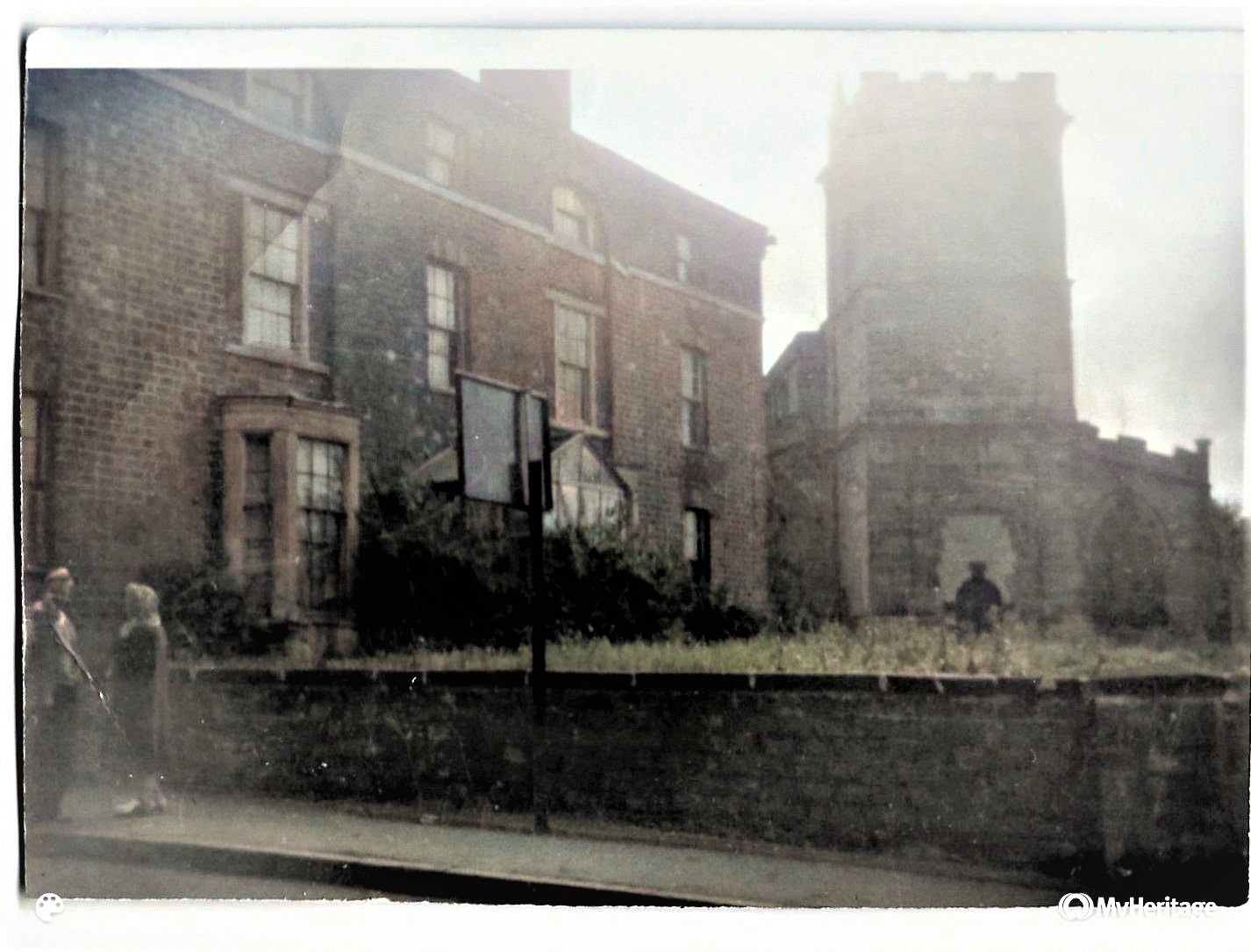 old vicarage and church