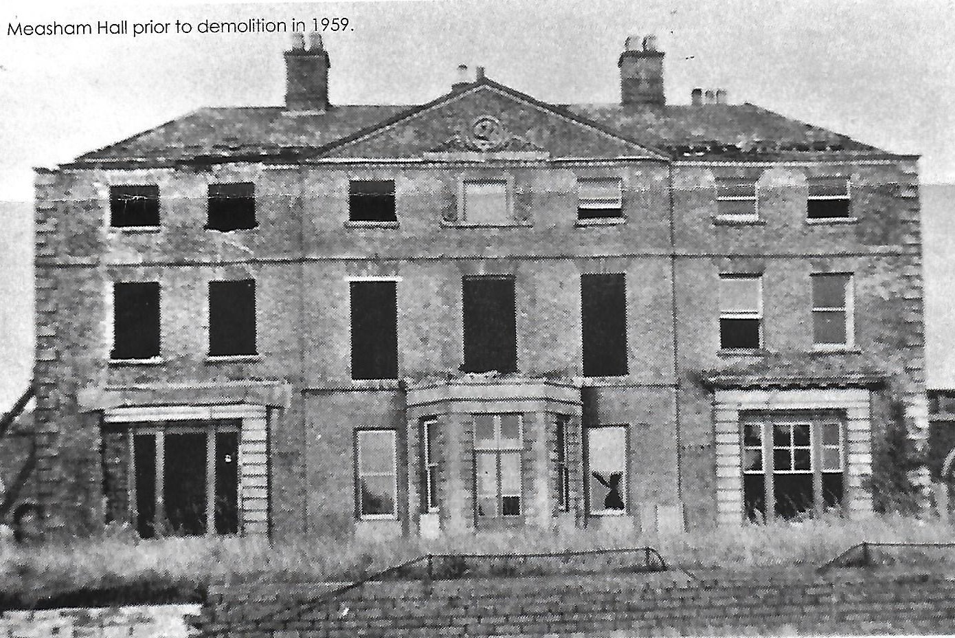 Measham Hall prior to demolition